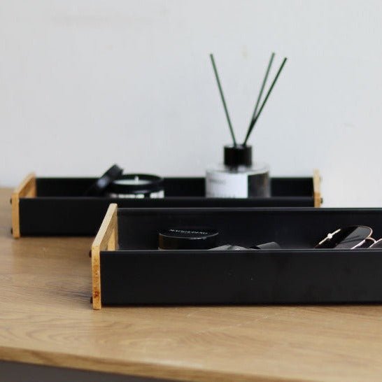 Wooden Handle Tray - Tray - Delicors