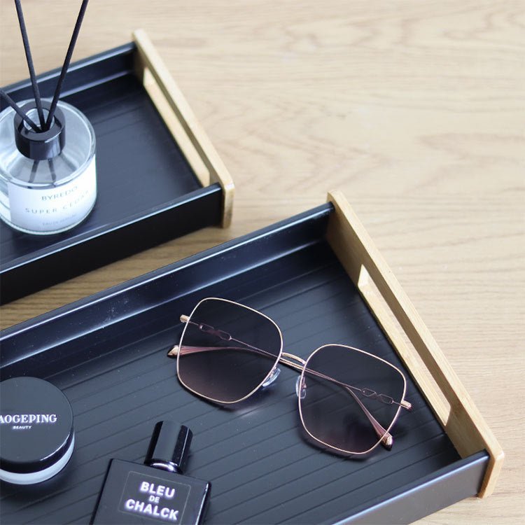 Wooden Handle Tray - Tray - Delicors