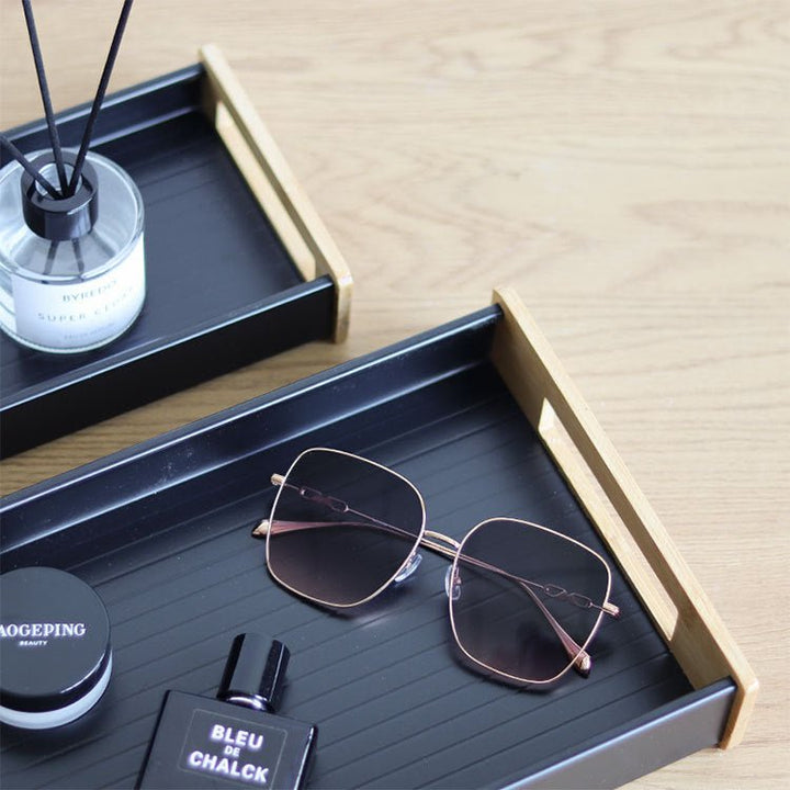 Wooden Handle Tray - Tray - Delicors