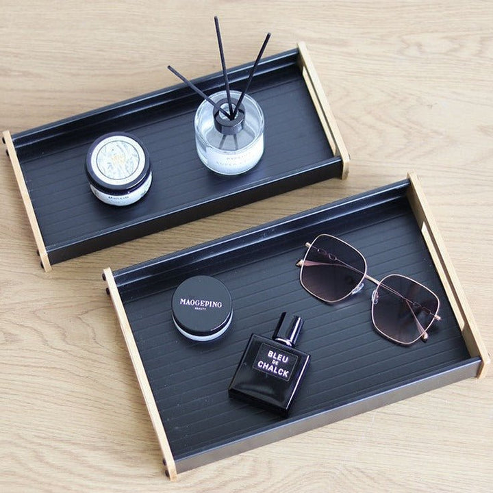 Wooden Handle Tray - Tray - Delicors