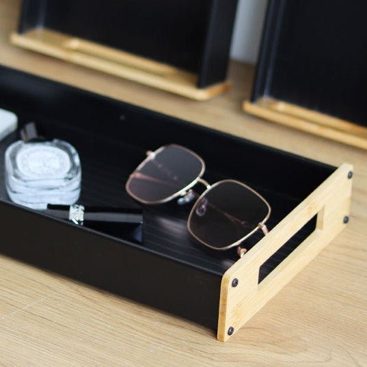 Wooden Handle Tray - Tray - Delicors