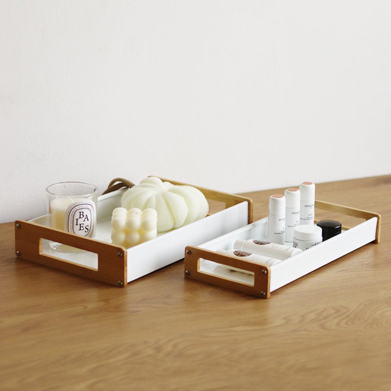 Wooden Handle Tray - Tray - Delicors