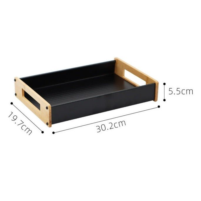 Wooden Handle Tray - Tray - Delicors