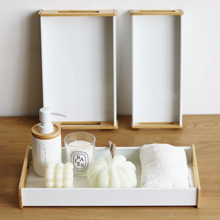 Wooden Handle Tray - Tray - Delicors
