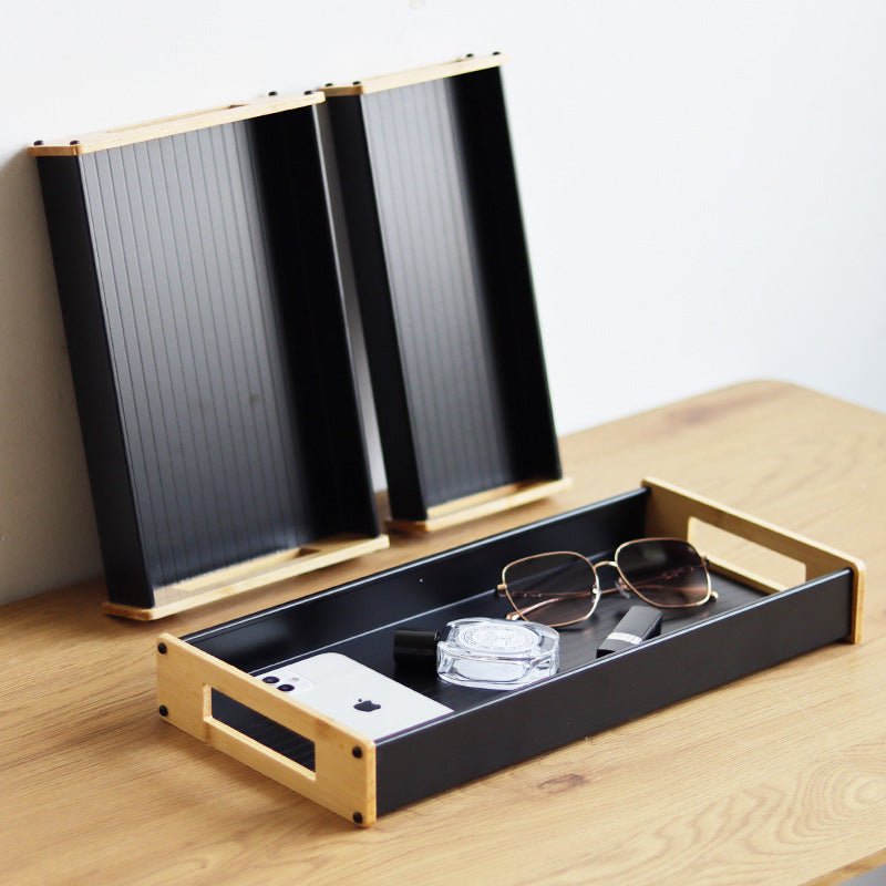 Wooden Handle Tray - Tray - Delicors
