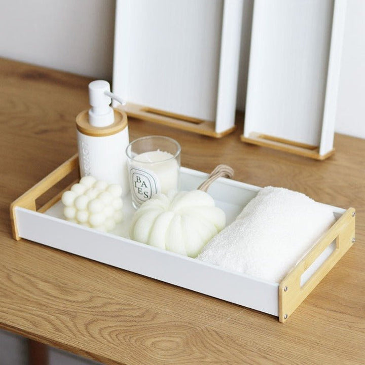 Wooden Handle Tray - Tray - Delicors