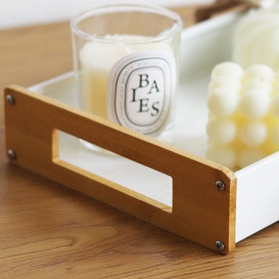 Wooden Handle Tray - Tray - Delicors