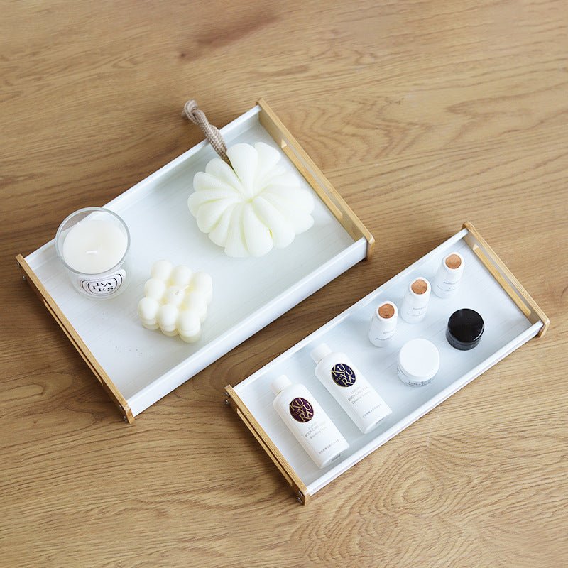 Wooden Handle Tray - Tray - Delicors
