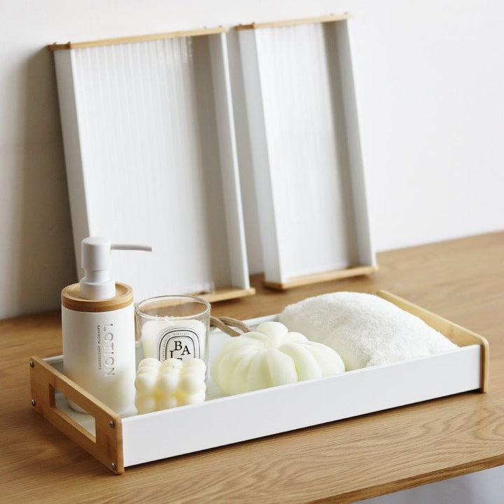 Wooden Handle Tray - Tray - Delicors