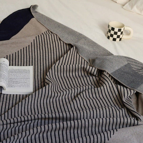 Woolen Stripe Blanket - Throw - Delicors