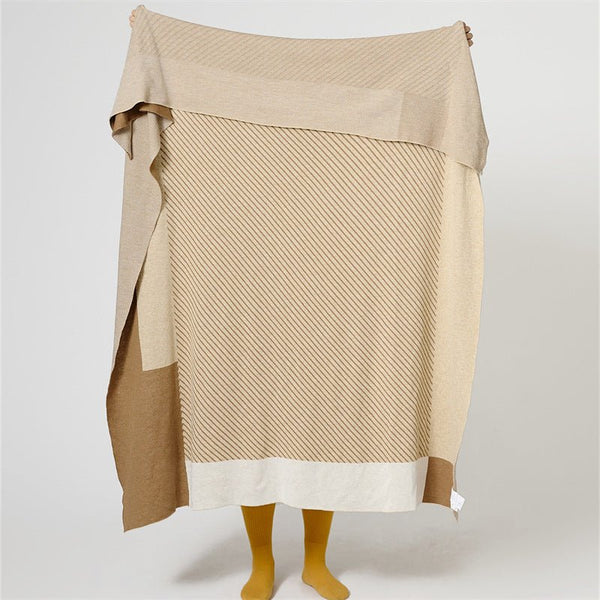 Woolen Stripe Blanket - Throw - Delicors