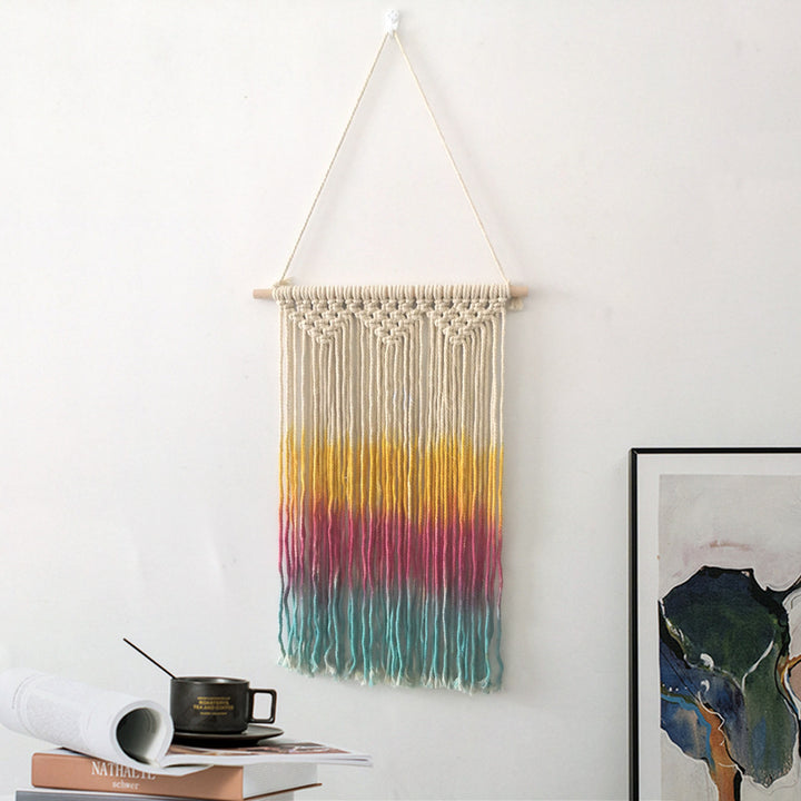 Triple Dyed Macrame Wall Decor