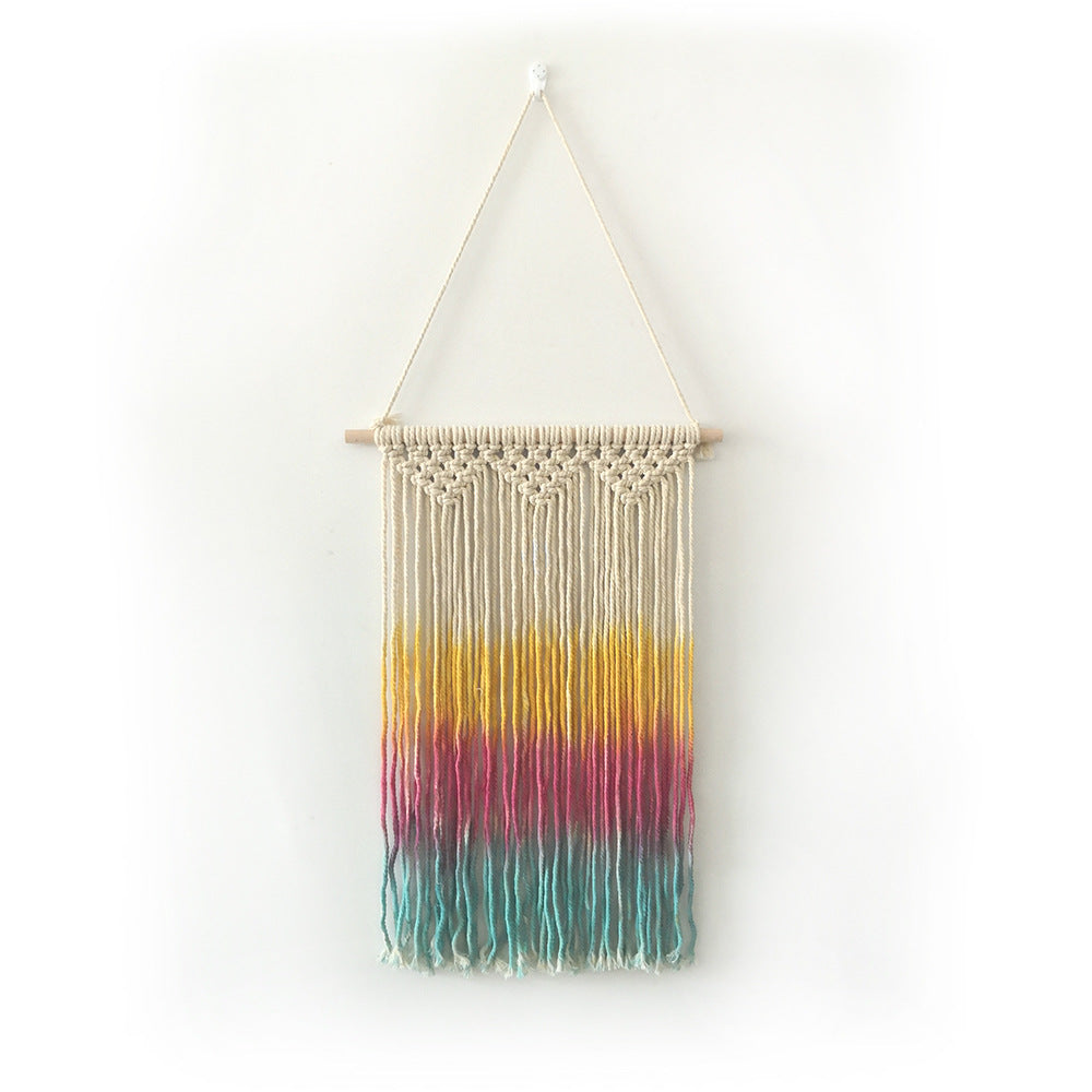 Triple Dyed Macrame Wall Decor
