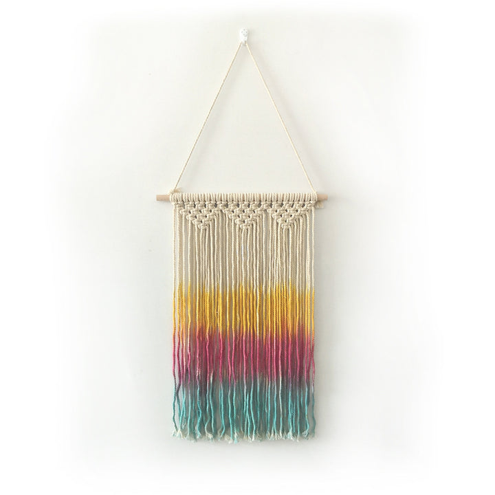 Triple Dyed Macrame Wall Decor