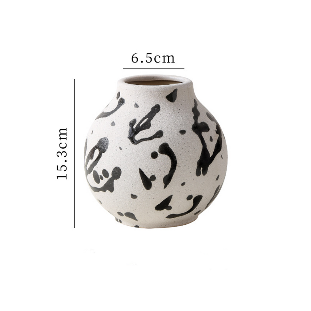 Charming Wildlife Ceramic Vase