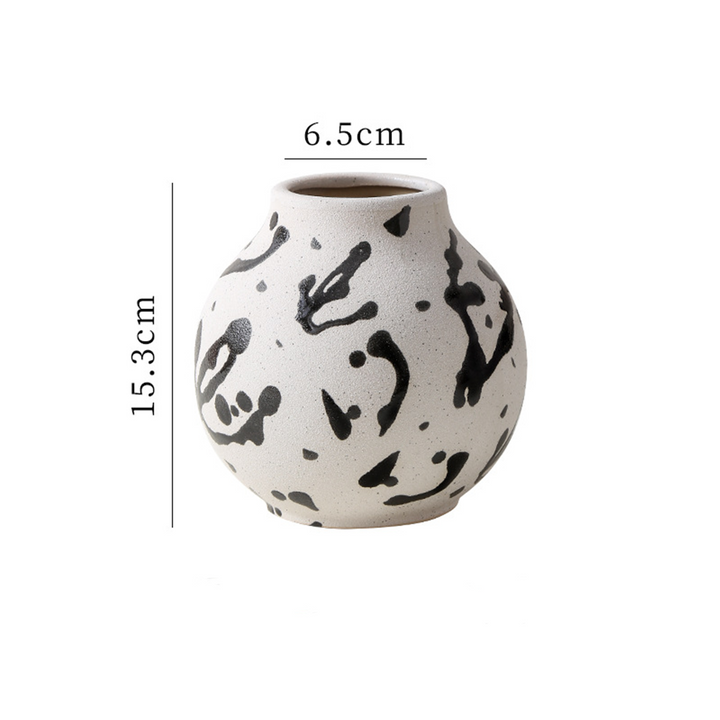 Charming Wildlife Ceramic Vase