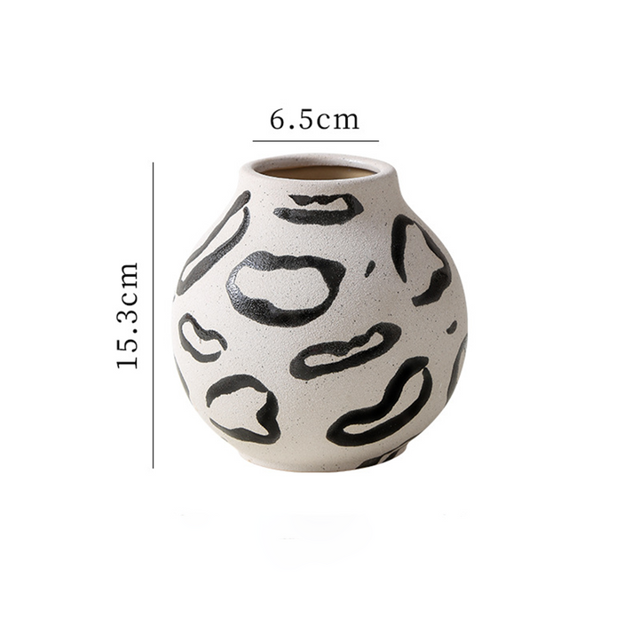 Charming Wildlife Ceramic Vase