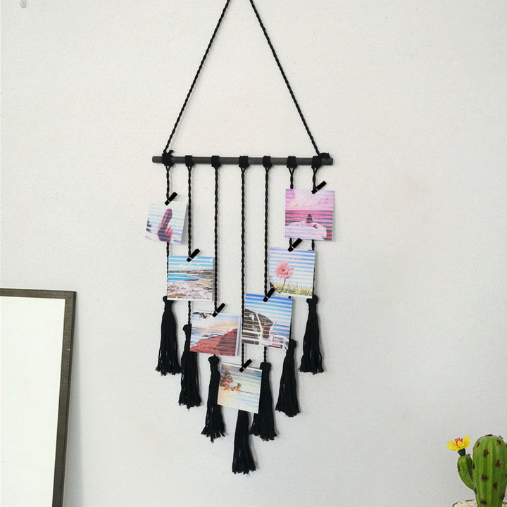 Photo Display Macrame Wall Decor