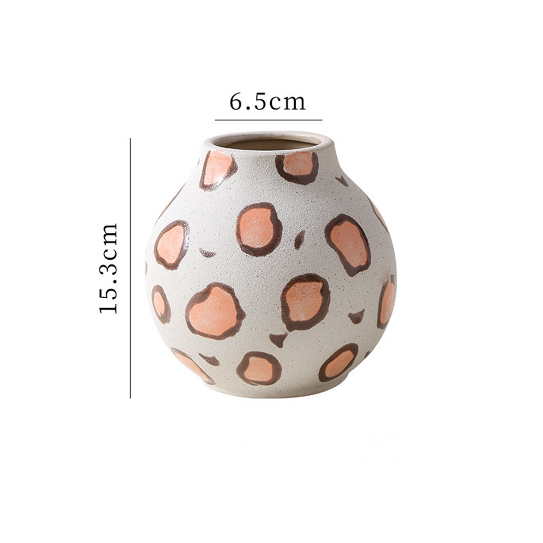 Charming Wildlife Ceramic Vase