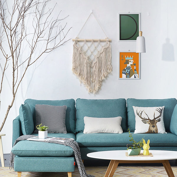 Diamond Twist Macrame Wall Decor