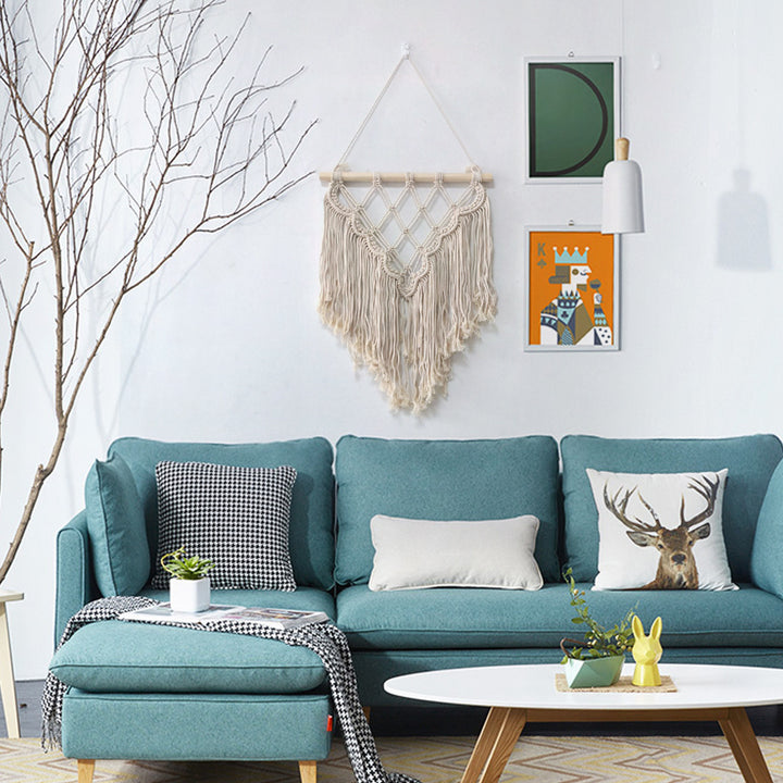 Diamond Twist Macrame Wall Decor