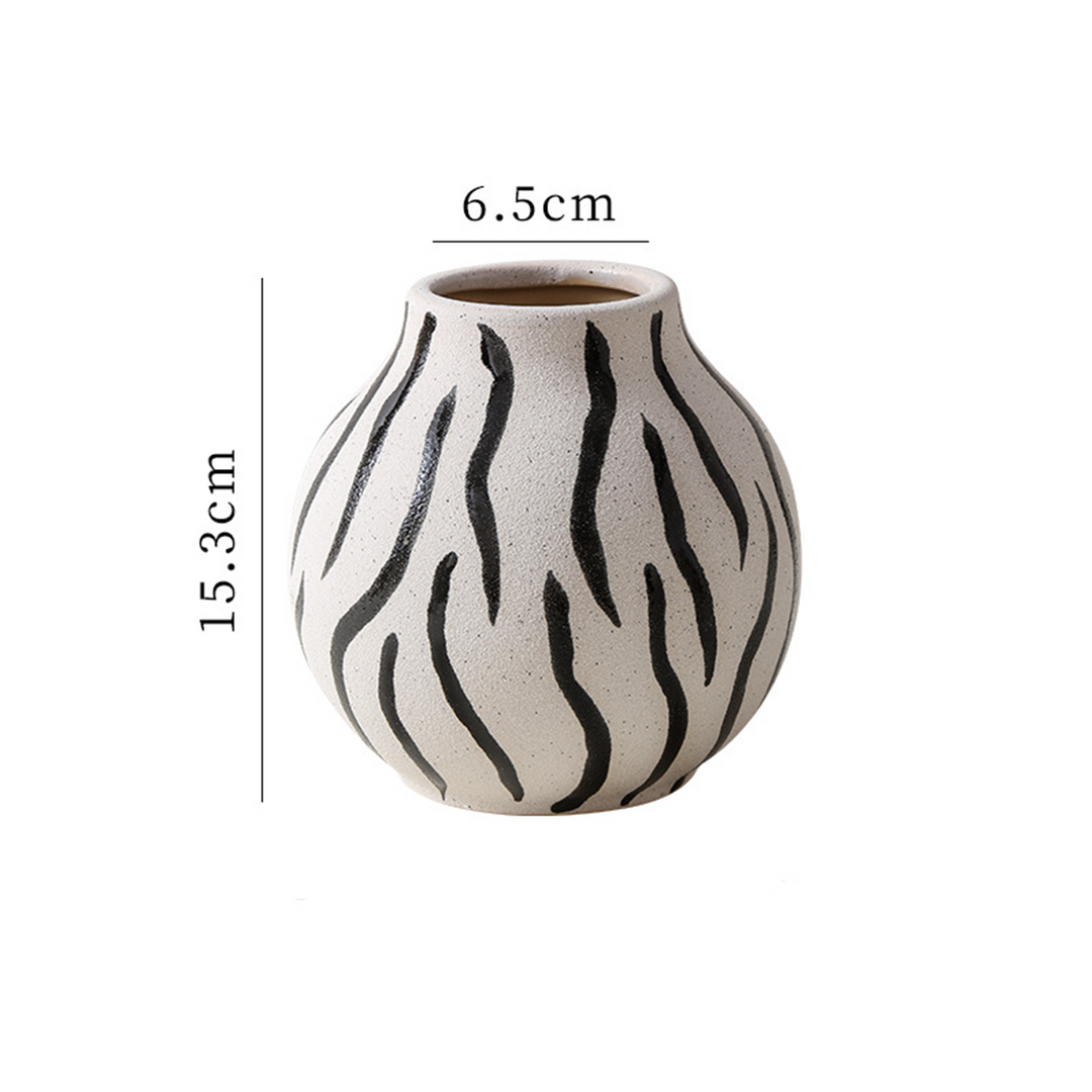 Charming Wildlife Ceramic Vase