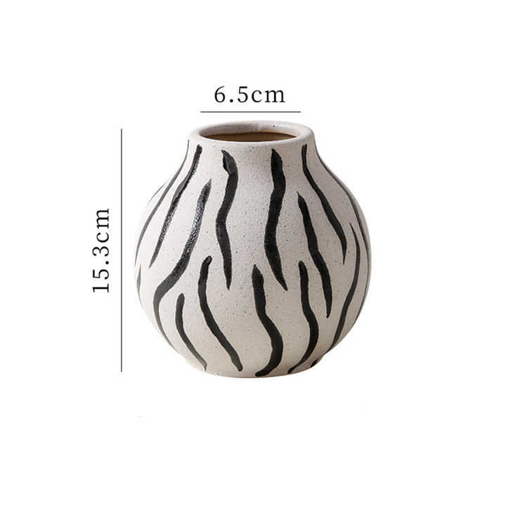 Charming Wildlife Ceramic Vase