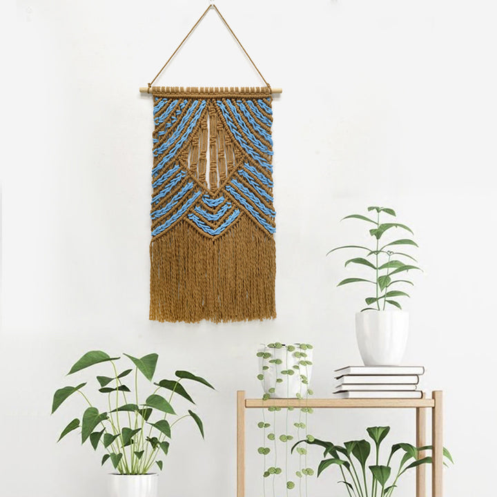 Elegant Brown Macrame Wall Decor