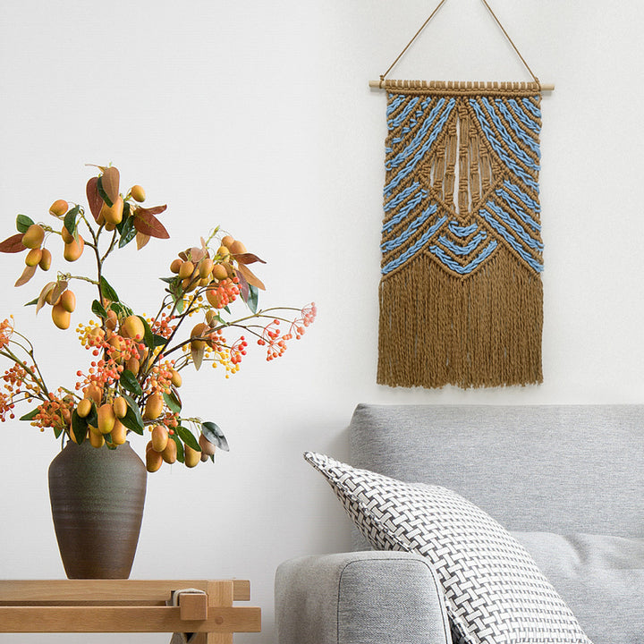 Elegant Brown Macrame Wall Decor