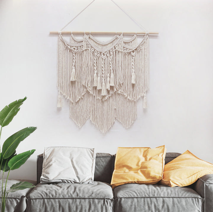 Woven Layer Macrame Wall Decor