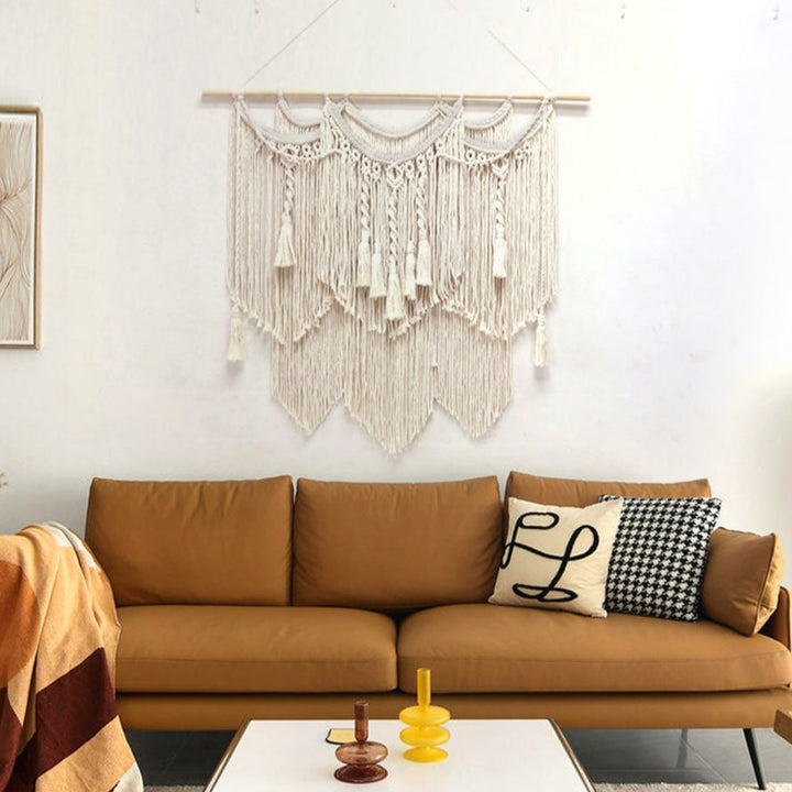 Woven Layer Macrame Wall Decor