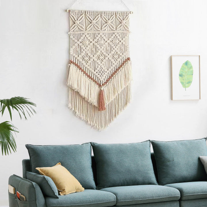 Geometric Macrame Wall Decor