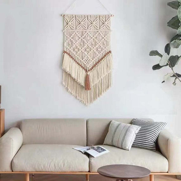 Geometric Macrame Wall Decor