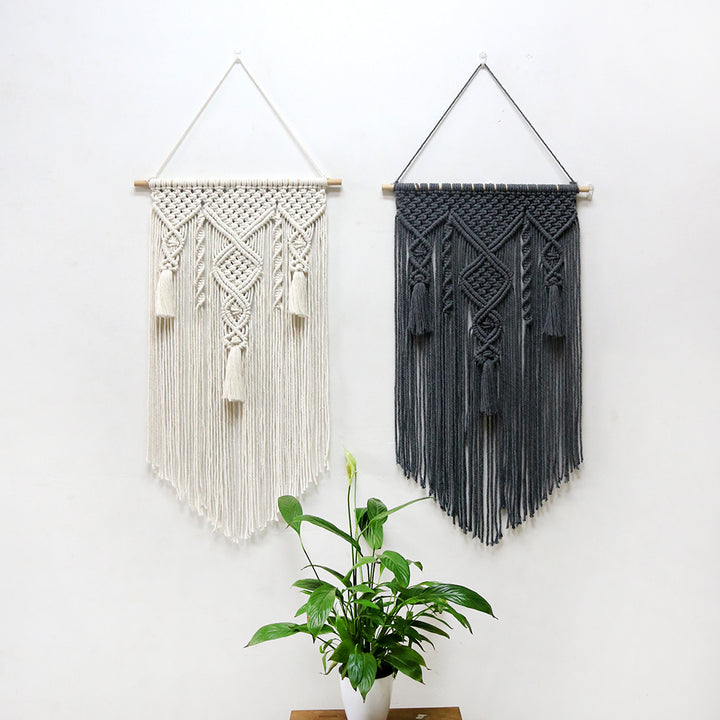 Geometric Tassel Macrame Wall Decor