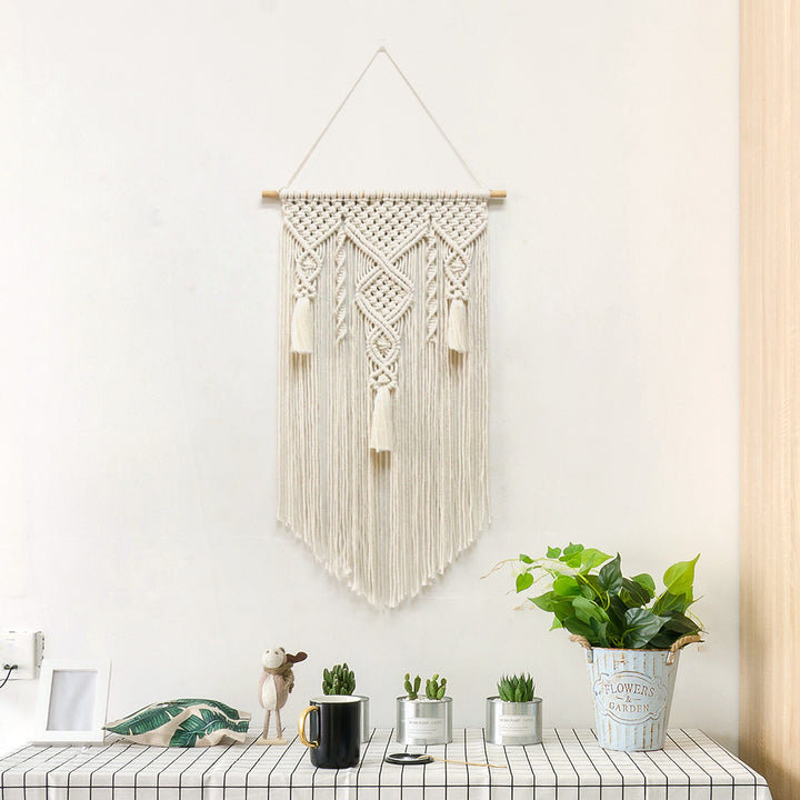 Geometric Tassel Macrame Wall Decor