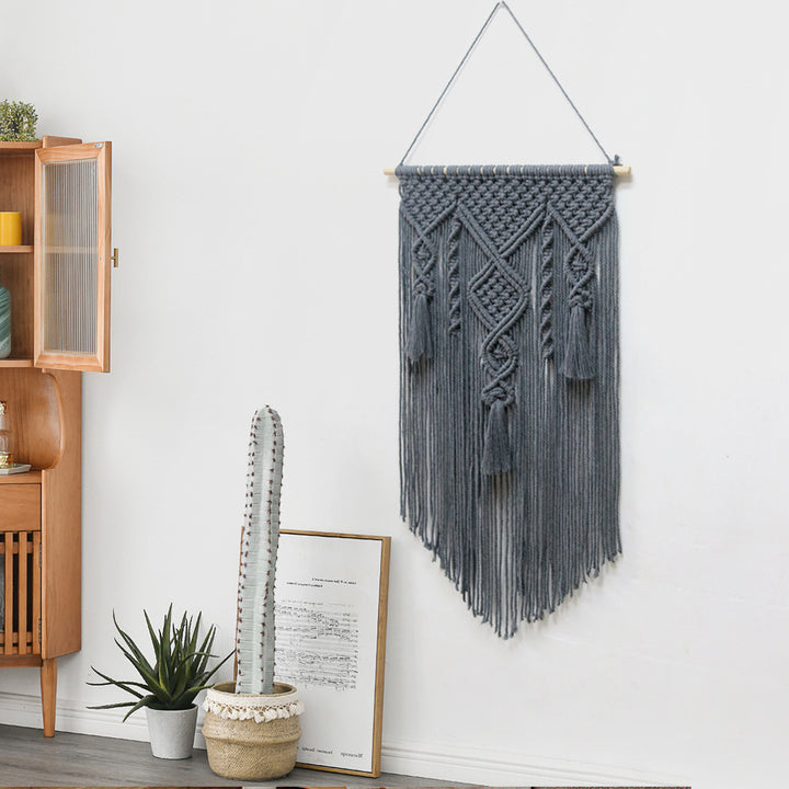Geometric Tassel Macrame Wall Decor