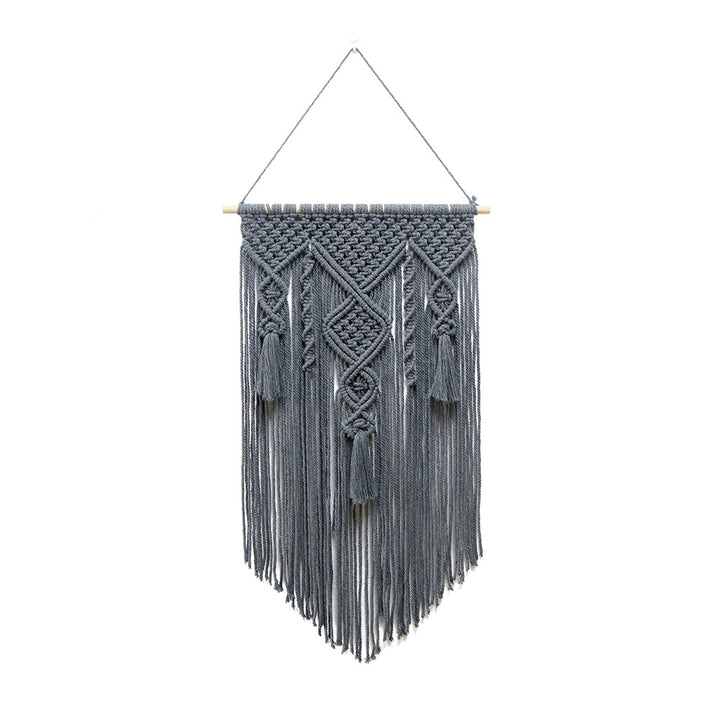 Geometric Tassel Macrame Wall Decor