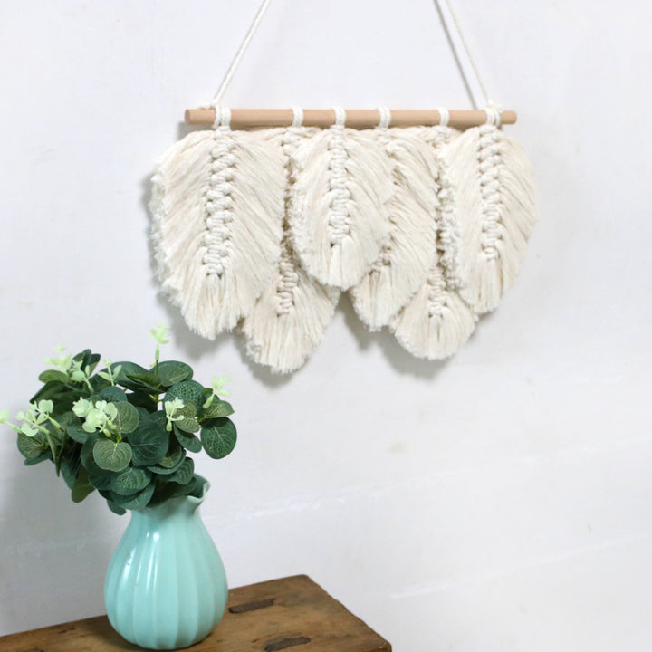 Weave Feather Macrame Wall Decor