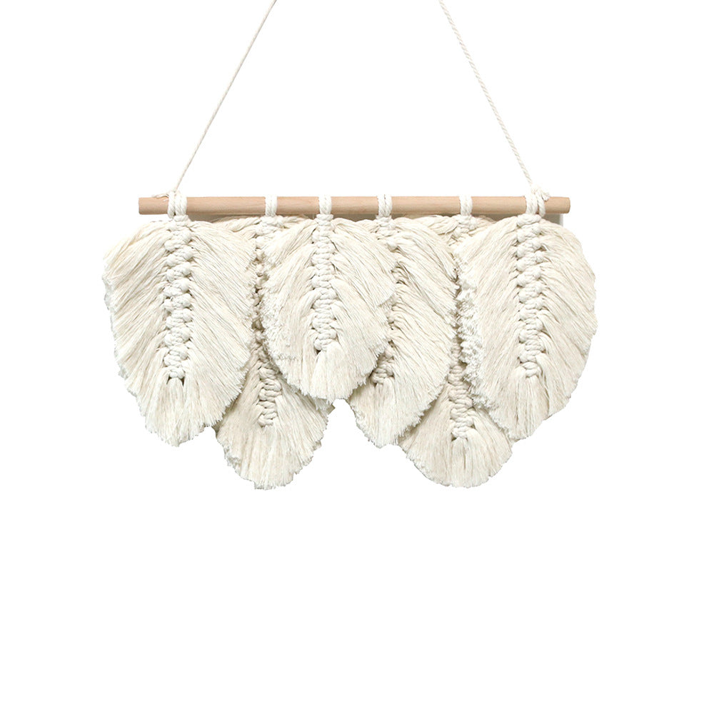 Weave Feather Macrame Wall Decor