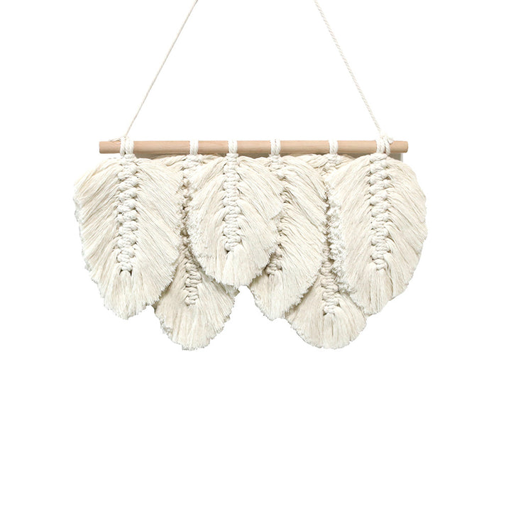 Weave Feather Macrame Wall Decor