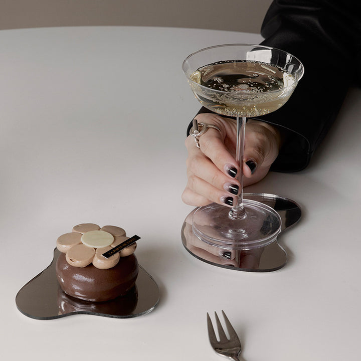 Polygonal Mirror Acrylic Coasters Collection