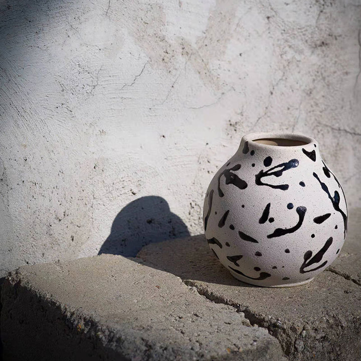 Charming Wildlife Ceramic Vase