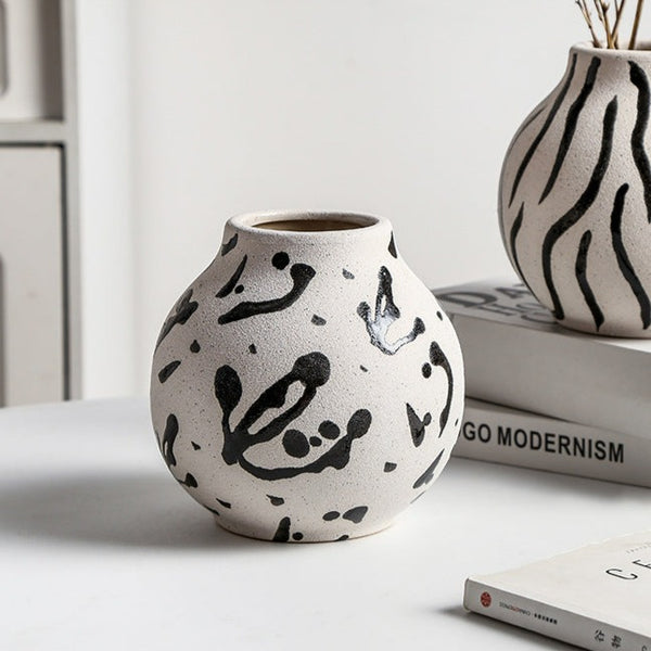 Charming Wildlife Ceramic Vase