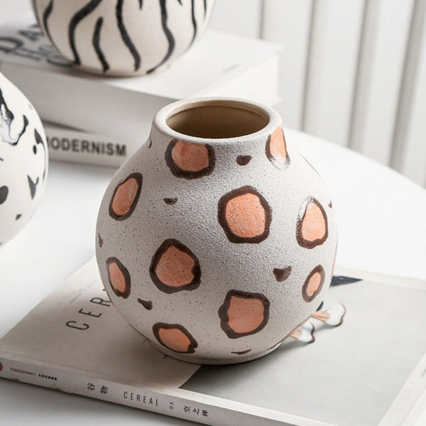 Charming Wildlife Ceramic Vase