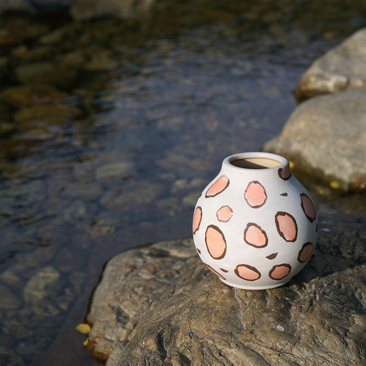 Charming Wildlife Ceramic Vase