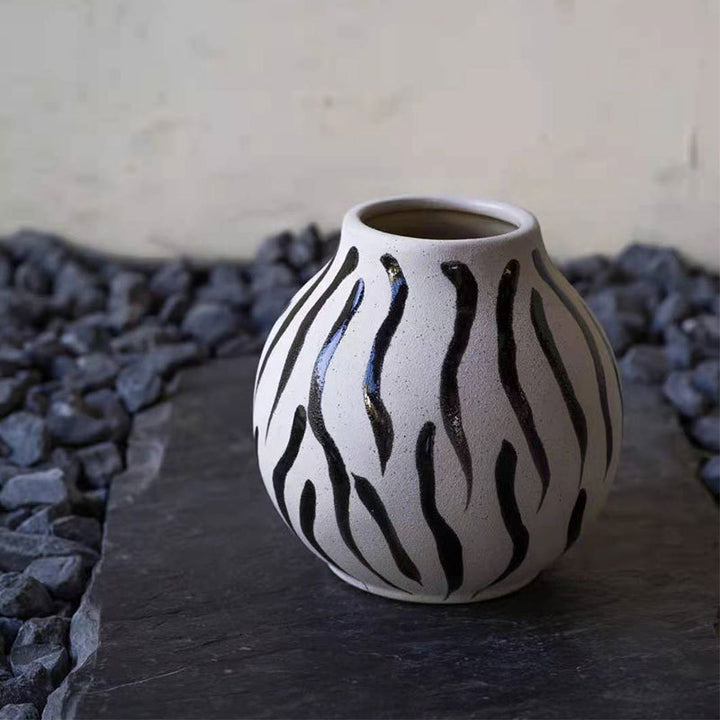 Charming Wildlife Ceramic Vase