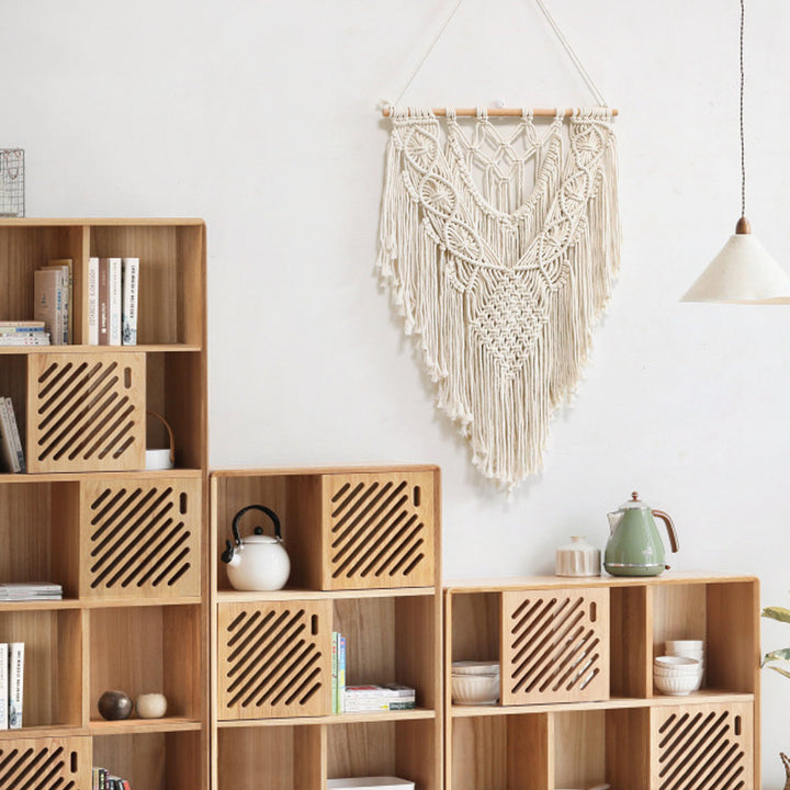 Ethereal Diamond Macrame Wall Decor
