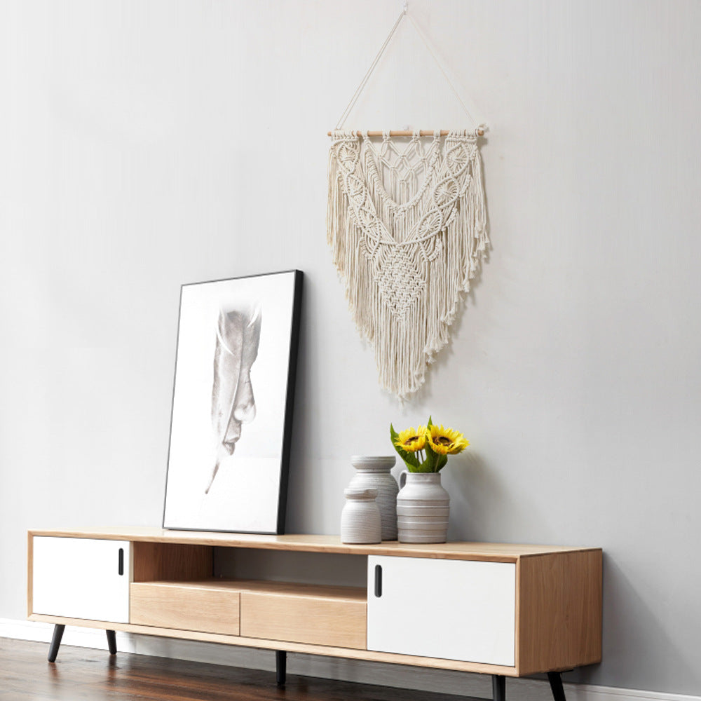 Ethereal Diamond Macrame Wall Decor