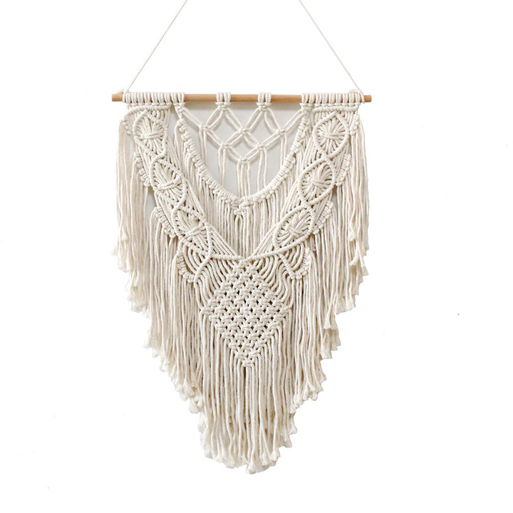 Ethereal Diamond Macrame Wall Decor