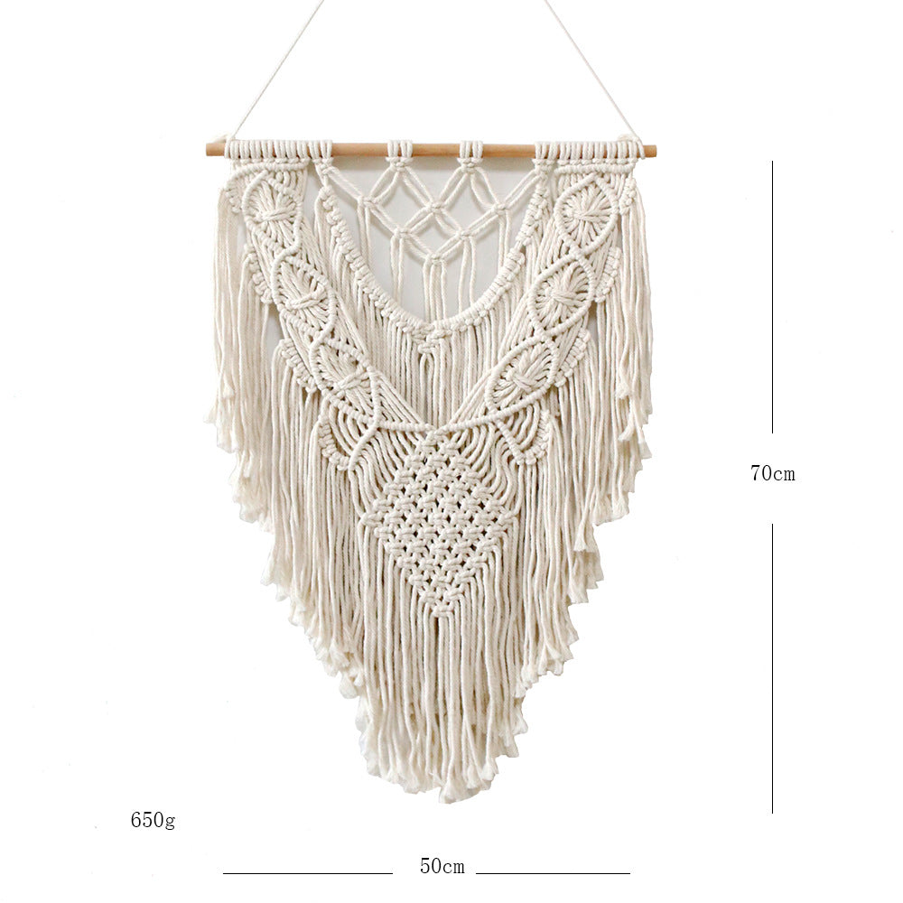 Ethereal Diamond Macrame Wall Decor